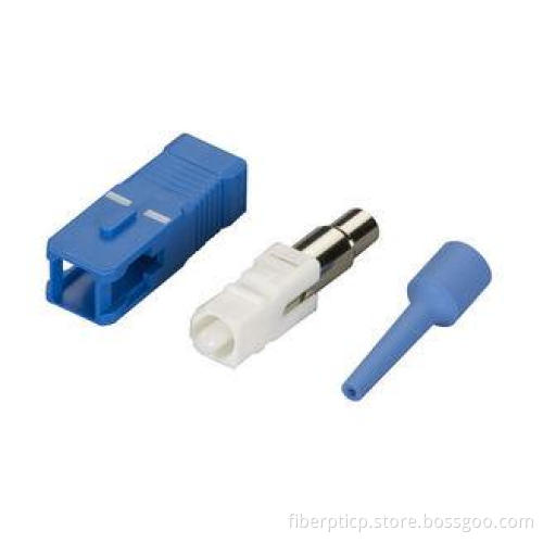 Zinc Alloy Green Single Mode SC SM Fiber Connectors for CAT